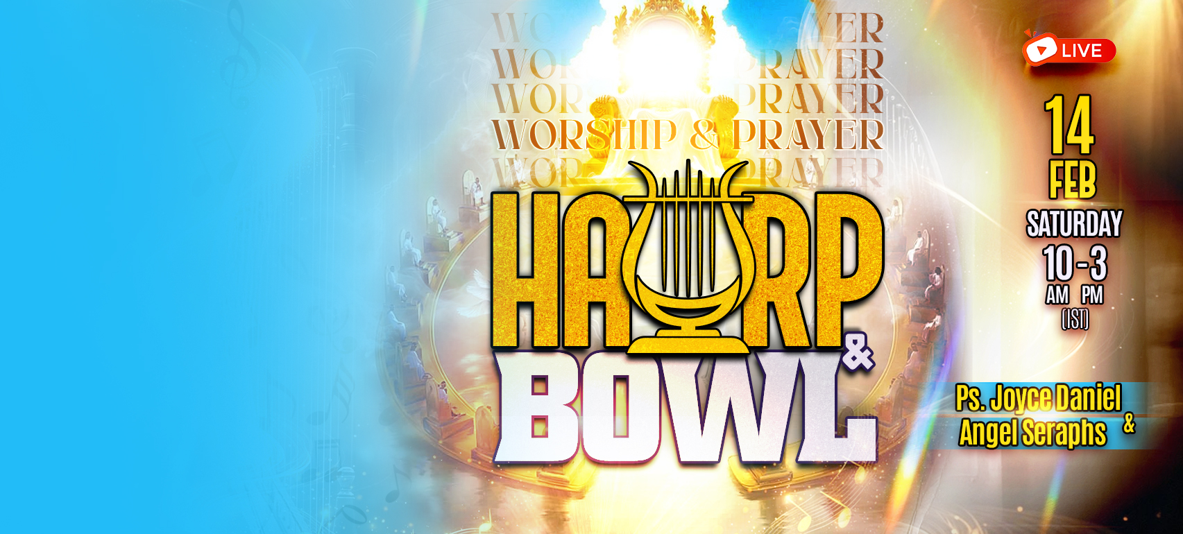 Harp & Bowl Worship & Prayer